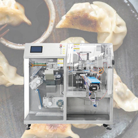 XZJ10A Industrielle Kommerzielle Edelstahl 2400 Stück/h Jiaozi Gyoza Mandu Automatische Elektrische Presse Teigtaschen-Produktionsanlage