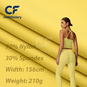 70% Nylon 30% Spandex cảm thấy cao-căng độ ẩm-<span class=keywords><strong>wicking</strong></span> thể thao thoáng khí vải dệt kim cho yoga quần và tập thể dục mặc - Product Image 1