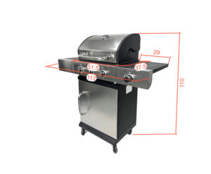 <span class=keywords><strong>Barbecue</strong></span> à gaz pliable multifonctionnel 3 en 1, léger, pour le camping, les voyages, les pique-niques, facile à nettoyer, vente chaude - Product Image 5