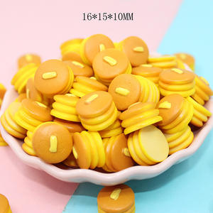 Miniaturas de Panqueques de Resina para Manualidades, Accesorios de Comida de Resina para Juego de Imitación, Decoración Hecha a Mano - Product Image 6