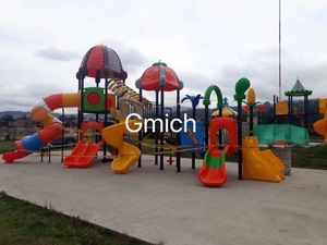 Équipement de parc d'attractions professionnel Équipement de terrain de jeu extérieur pour enfants <span class=keywords><strong>Jeux</strong></span> de terrain de jeu extérieur pour bébés en plastique pour enfants - Product Image 3