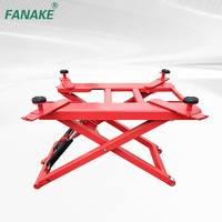 Pont élévateur hydraulique mobile à ciseaux double vérin de 3000 kg pour véhicules, avec système de sécurité portable pour atelier 4S