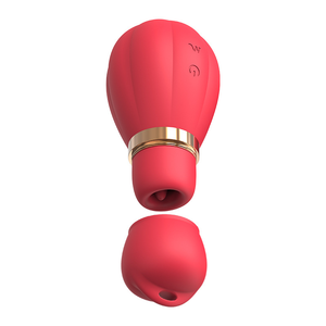 Vibrateur à ventouse 2-en-1 étanche IPX7 rechargeable pour <span class=keywords><strong>clitoris</strong></span> et point G avec 5 fréquences – Offre Spéciale - Product Image 6