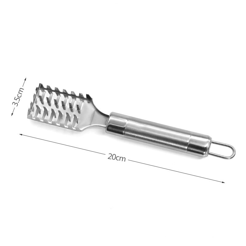 KingForce Fish Scale Peeler Stainless Steel fish skin scraping scale peeler kitchen tools gadget