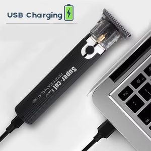 नाई के लिए यूएसबी कॉर्डलेस बियर्ड ट्रिमर हेयर कटिंग ग्रूमिंग किट पुरुषों के लिए धोने योग्य हेयर क्लिपर - Product Image 4