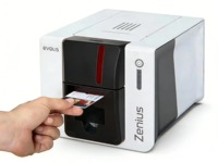 Impresora de Tarjetas de PVC de Una Cara EVOLIS Zenius2, Sublimación por Tinta, para Tarjetas de Identificación de Empleados, Estudiantes, Control de Acceso, Visitantes, VIP, IC CR80