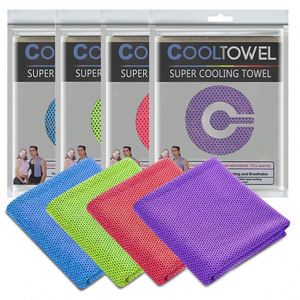 Serviette rafraîchissante instantanée pour le sport et l'entraînement en extérieur, couleur unie, logo personnalisé, multi-usages, pour temps chaud - Product Image 2