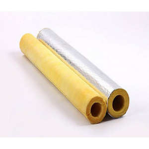 Material de aislamiento de tubería de vapor Tubo de lana de vidrio ignífugo con tubo de lana de vidrio de lámina - Product Image 2