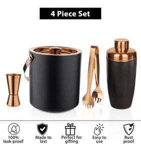 Cubo de hielo metálico hecho a mano para enfriar vino y champán, ideal para hoteles y bares. - Product Image 3