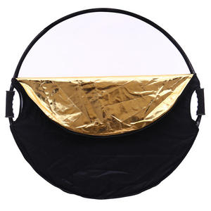 80cm/110cm 5 in 1 Photography Studio <strong>Multi</strong> <strong>Photo</strong> Collapsible Light Reflector with Handle Camera Reflector - Product Image 3