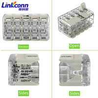 Connecteur de fil antidéflagrant ATEX 4mm bornier de conducteur compact connecteur de fil Terminal Wagos connecteurs pour 221-490