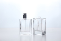 Bouteille de parfum pas cher prix d'usine carré rose faisant la machine bouteilles en verre 30ml bouteille de parfum