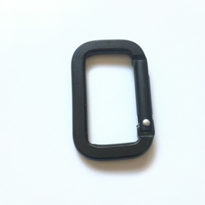 6 Portachiavi A D In Metallo, Gancio A Molla, Colori Nero/Oro/Argento, Per Borse E Zaini, 30 Mm