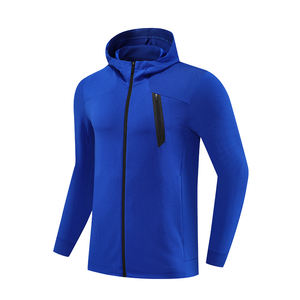 Men Sports Polyester <b>Jackets</b> Outdoor Clothes Zipper <b>Workout</b> Sportswear Breathable Running <b>Jacket</b> - Product Image 6