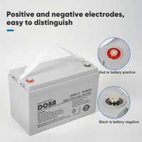 Dongle Harga Terjangkau Teknologi Tinggi DB100-12 12V 100Ah Inverter Baterai Gel Asam Timbal Tenaga Surya