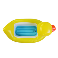 Baignoire gonflable canard jaune, piscine gonflable sécurisée pour enfants