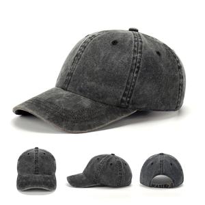 Gorra de Béisbol de Mezclilla de Algodón de 6 Paneles de Estilo Retro de Nuevo Diseño, Visera Curva, Logotipo Personalizado, Gorras de Papá Lavadas Unisex con Hebilla de Metal - Product Image 3