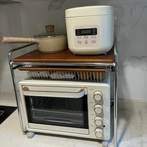 <b>Kitchen</b> Storage <b>Rack</b> Tiered Countertop Small Appliance Multi Functional Double Layer Cookware <b>Rack</b> - Product Image 1