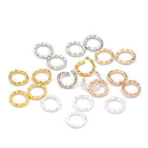Connecteurs de bijoux en boucle torsadée, argent et or, anneaux ouverts ronds pour la création de bracelets et boucles d'oreilles DIY - Product Image 5