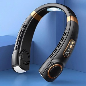 Mini Ventilador de Cuello de Alta Capacidad: Diseño sin Aspas Ultraportátil, Enfriador de Aire Recargable con 5 Velocidades Ajustables - Product Image 1