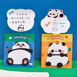 Multicolor Cartoon Cute Panda Shape Mini Self-Adhesive <b>Memo</b> <b>Pad</b> School Office Supplies for Learning Record <b>Memos</b> Make Plans - Product Image 4