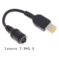 Adaptor Kabel Konverter Daya DC 7.9X5.5Mm Ke Persegi untuk Laptop Lenovo ThinkPad X1 Carbon 0B47046