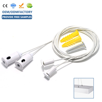 Kit de suspension réglable en fil d'acier recouvert de PVC blanc pour panneau LED, affiche et montage au plafond – Ensemble de quincaillerie OEM d'usine