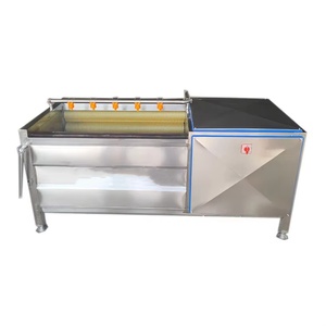 Máquina de Pulido con Cepillo Suave para Raíces, Tallos, Frutas y Verduras, Equipo de Pelado de Zanahorias y Patatas, Lavadora de Alta Eficiencia - Product Image 2