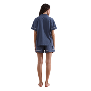 FUNG 6056 <span class=keywords><strong>Pigiama</strong></span> Corto da <span class=keywords><strong>Donna</strong></span>, Abbigliamento da Notte 100% <span class=keywords><strong>Cotone</strong></span>, Set <span class=keywords><strong>Pigiama</strong></span> - Product Image 5