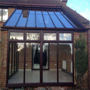 Conception de toit rétractable de maison en verre conservatoire personnalisé dynamique avec moulure inclinée - Product Image 4