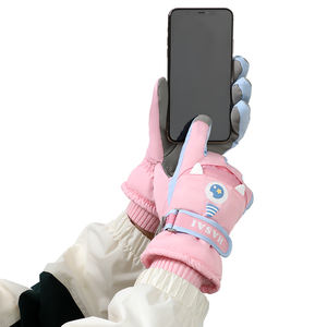 Gants d'hiver imperméables pour enfants, mignons, coupe-vent, épais, pour filles de 7 à 12 ans, pour le ski en plein air - Product Image 5