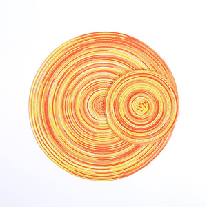 Vente chaude Style nordique rond <span class=keywords><strong>rotin</strong></span> caboteur coton café thé napperon et pièce maîtresse pour la maison ou le restaurant - Product Image 6
