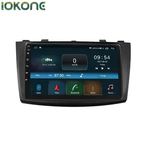 IOKONE TS10 7862 Octa Núcleo 6G 128G 9 polegadas 3 Jogadores 2 Din Android Carro Multimídia Central Para MAZDA 2010-2013