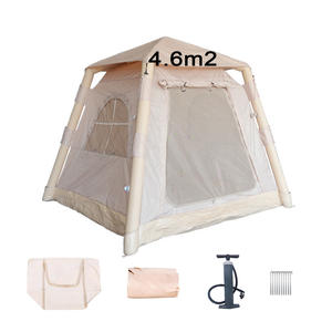 เต็นท์พองลมกลางแจ้งขนาดกะทัดรัด4.6ตร. ม. พร้อมฝาครอบที่ถอดออกได้สำหรับการเดินทางและปิกนิก - Product Image 3