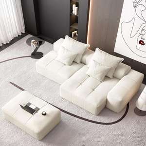 Sofá Seccional Modular de Esquina de Tela Comprimida para Sala de Estar, Envío Directo desde EE. UU., en Oferta - Product Image 3