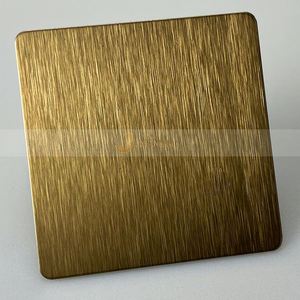 LL183 304 316 Placa Decorativa de Acero Inoxidable con Acabado Antihuellas, Color Bronce, Grosor Personalizado, Corte y Plegado - Product Image 3
