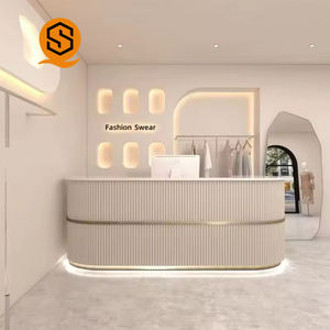 <span class=keywords><strong>Comptoir</strong></span> de réception moderne au design minimaliste pour salon de <span class=keywords><strong>beauté</strong></span>, établissement de <span class=keywords><strong>formation</strong></span>, bar - Product Image 1