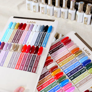 Ladai ชุดยาทาเล็บสีเจล96สีมาใหม่ตะไบเล็บแช่เล็บร้านเสริมสวยโคมไฟ LED ยาวยาวฟรี - Product Image 4