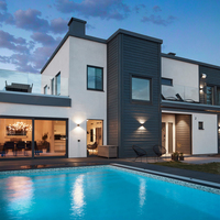 TOPPRE moderne européen classique modèle conteneur maison normes australiennes Villa Site temporaire lumière en acier Villa bâtiment cabine