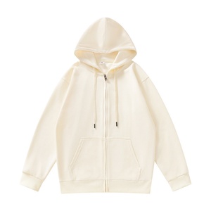 Sudaderas con Capucha para Hombre de Alta Calidad, 430 Gsm, 100% Algodón, Gruesas, con Cierre, Felpa Francesa, Cálidas, Talla Grande, con Logotipo Personalizado, Diseño Liso - Product Image 3
