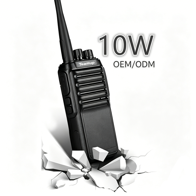 For T820 Handheld Walkie Talkie Li-Ion Battery Pack 10W 20km Range IP67 Water Resistant UHF FM Radio Repeater