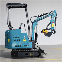 Mini-excavatrice personnalisable de 1 tonne, 1,5 tonne, Euro 5, petite pelleuse, vente de mini-excavatrices