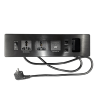Enchufe USB Tipo A y C para Oficina, Enchufes Universales para Mesa de Reuniones, Toma de Corriente Eléctrica Oculta con Carga Rápida