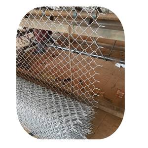 Sac tissé en métal en acier enduit de PVC de barrière de ferme de barrière de grillage de maillon de chaîne galvanisé plongé à chaud rond 3m - Product Image 5