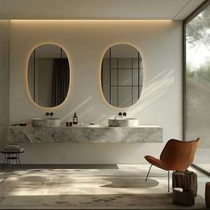 Mueble de Baño Acrílico de Alta Gama Personalizado, con Acabado Brillante, Doble Lavabo, Mueble de Baño Grande, Mueble de Baño de Pared - Product Image 3