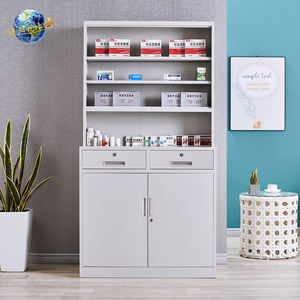 خزانة أدوية غربية حديثة من الفولاذ للمستشفيات وعيادات الأسنان أثاث مثالي للجراحة والعناية بالفم - Product Image 4