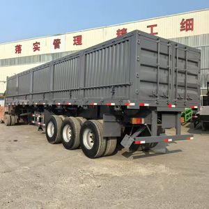 Semi-<span class=keywords><strong>remorque</strong></span> à clôture pour le transport de bétail, acier, 3 essieux, différentes couleurs - Product Image 1