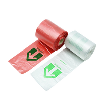 Sacs en plastique réutilisables pour fruits et légumes, écologiques, personnalisés, de qualité alimentaire, transparents, colorés, pliables, en HDPE et LDPE