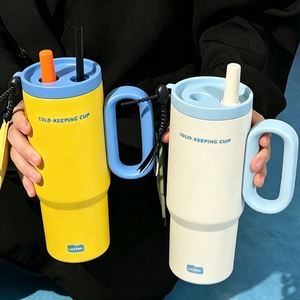 750ML 304 Stainless Steel Sublimation Insulated Travel Kids Ice Cream <b>Sport</b> <b>Water</b> <b>Bottle</b> Tumblers Premium with Lid and Straw - Product Image 5