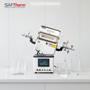 1200°C CVD buisoven, roterende elektrische kantelbare buisoven, vacuüm-atmosfeer buisoven, laboratorium roterende buisoven - Product Image 1